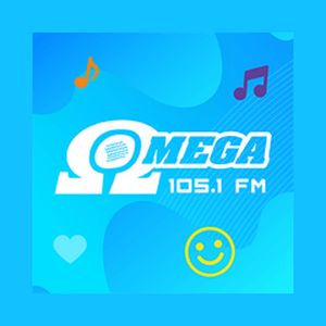 Logotipo de la emisora ​​de radio Omega 105.1 FM