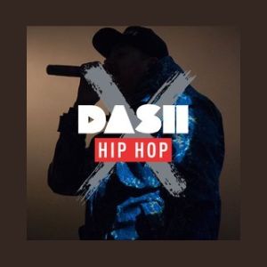 Logotipo de la emisora ​​de radio Dash Hip-Hop X
