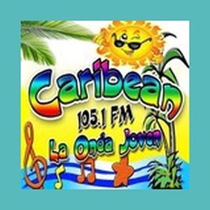 Logotipo de la emisora ​​de radio Caribean FM 105.1
