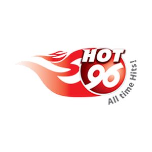 Logotipo de la emisora ​​de radio HOT 96 FM
