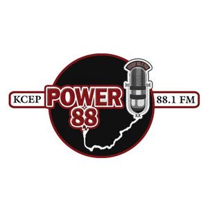 Logotipo de la emisora ​​de radio KCEP - Power 88 - 88.1 FM