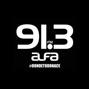 Logotipo de la emisora ​​de radio Alfa 91.3