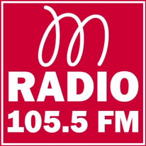 Logotipo de la emisora ​​de radio M Radio 105.5 FM