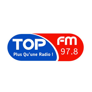Logotipo de la emisora ​​de radio Top FM Dakar 97.8