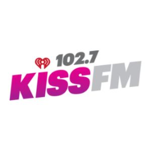 Logotipo de la emisora ​​de radio 102.7 KISS FM