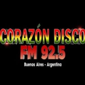 Logo of radio station Radio Corazón Disco 92.5 FM