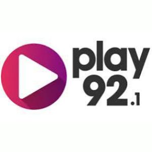 Logotipo de la emisora ​​de radio CHMX Play 92.1 FM Regina