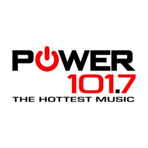Logotipo de la emisora ​​de radio WZEB Power 101.7 FM