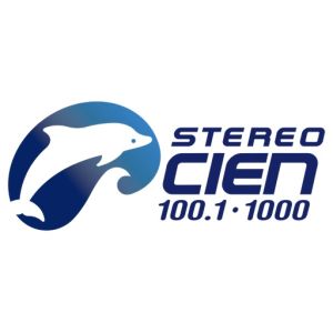 Logotipo de la emisora ​​de radio Stereo Cien 100.1 FM