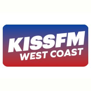 Logo of radio station KissFM West Coast