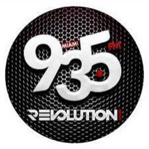 Logotipo de la emisora ​​de radio Revolution 93.5 FM