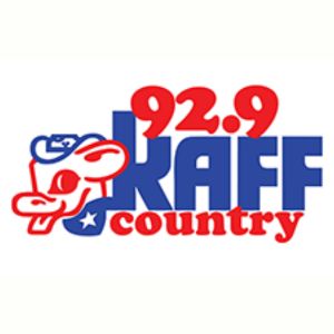 Logotipo de la emisora ​​de radio 92.9 KAFF Country