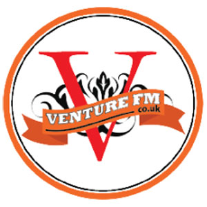 Logotipo de la emisora ​​de radio Venture FM Radio