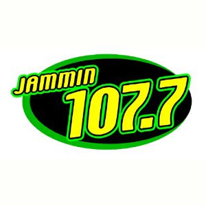 Logo of radio station WWRX Jammin 107.7 FM