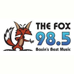 Logotipo de la emisora ​​de radio KIFX 98.5 The Fox