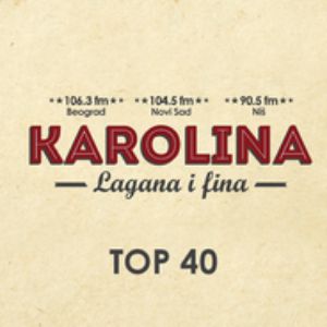 Logotipo de la emisora ​​de radio Karolina Top 40