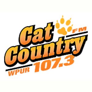 Logo de la station de radio WPUR Cat Country 107.3 FM