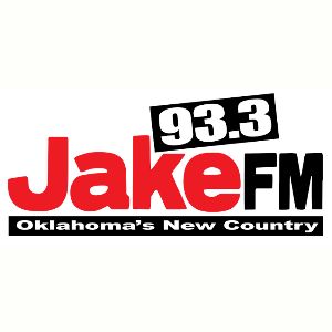 Logotipo de la emisora ​​de radio KJKE 93.3 Jake FM