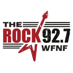 Logotipo de la emisora ​​de radio WFNF 92.7 The Rock