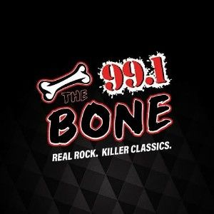 Logotipo de la emisora ​​de radio WNNH 99.1 The Bone