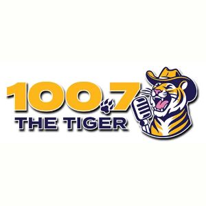 Logo de la station de radio WTGE 100.7 The Tiger