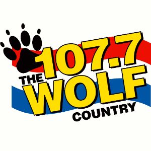 Logo de la station de radio WPFX 107.7 The Wolf