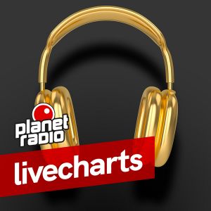Logotipo de la emisora ​​de radio Planet Radio Livecharts