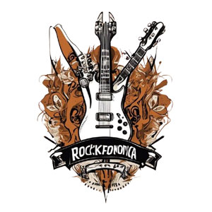 Logotipo de la emisora ​​de radio Rockafonica