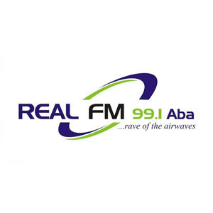 Logo de la station de radio Real 99.1 FM Aba