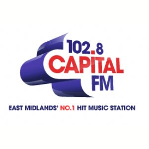 Logotipo de la emisora ​​de radio Capital Derbyshire 102.8 FM