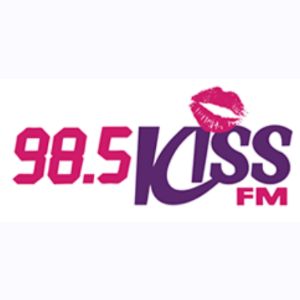 Logotipo de la emisora ​​de radio WDAI 98.5 Kiss FM