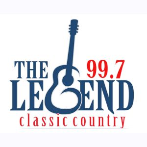 Logo of radio station KRJO 99.7 The Legend
