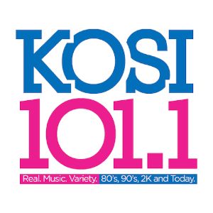 Logo of radio station KOSI 101.1 FM