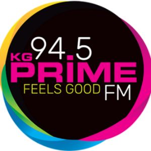 Logotipo de la emisora ​​de radio KSKG 94.5 Prime FM