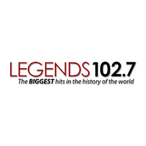 Logotipo de la emisora ​​de radio LEGENDS 102.7 WLGZ