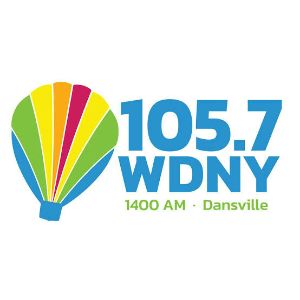 Logotipo de la emisora ​​de radio 105.7 WDNY