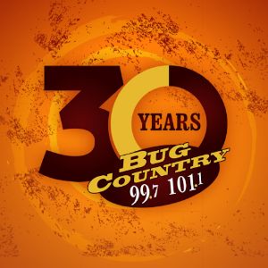 Logo of radio station BUG COUNTRY 99.7 WBGK