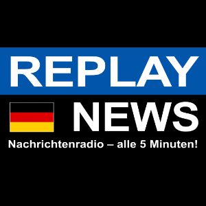Logotipo de la emisora ​​de radio Replay News Deutsch