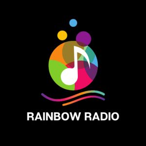 Logotipo de la emisora ​​de radio Rainbow Radio Wales