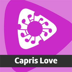 Logotipo de la emisora ​​de radio Radio Capris Love