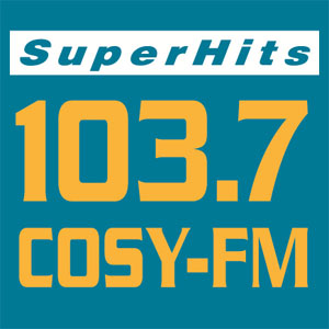 Logo de la station de radio SuperHits 103.7 COSY-FM