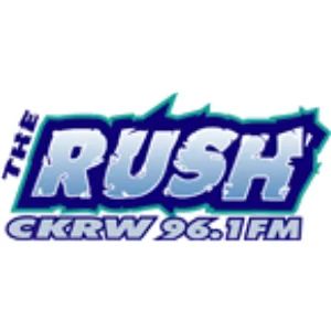Logotipo de la emisora ​​de radio 96.1 The Rush