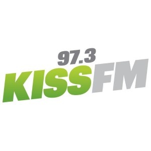 Logo of radio station 97.3 Kiss FM