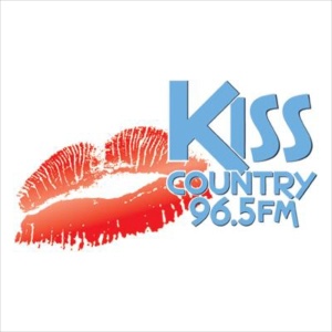 Logo of radio station 96.5 Kiss Country