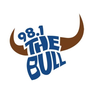 Logotipo de la emisora ​​de radio 98.1 The Bull