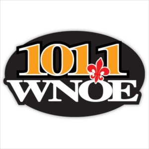 Logo of radio station 101.1 WNOE