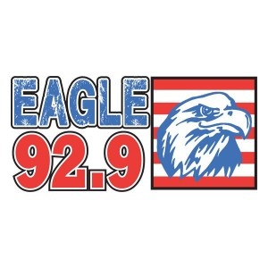 Logo de la station de radio Eagle 92.9