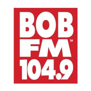 Logo of radio station 104.9 Bob FM