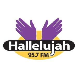 Logotipo de la emisora ​​de radio 95.7 Hallelujah FM