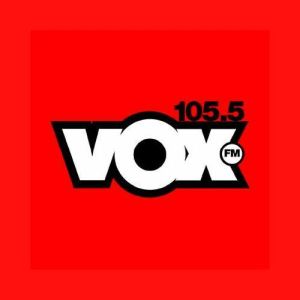 Logotipo de la emisora ​​de radio Vox 105.5 FM